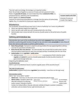 Admin Chapter 7 PROCEDURAL FAIRNESS INTRODUCTION Procedural Fairness