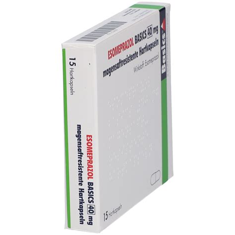 ESOMEPRAZOL BASICS 40 Mg 15 St Mit Dem E Rezept Kaufen Shop Apotheke