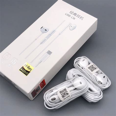 Original Mic Volume Earphone Usb Type C Jack In Ear Headphone Headset