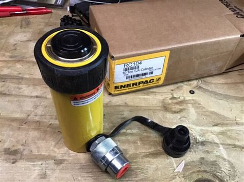 Enerpac Cylinder Steel 10 Ton 413 In Stroke Rc104 For Sale Online Ebay