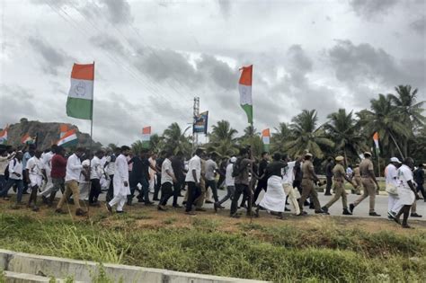 Congress Leaders During The Bharat Jodo Yatra In Kanyakumari Photos