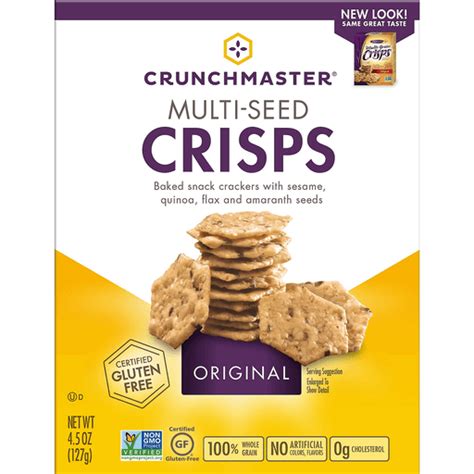 Crunchmaster Multi Seed Crisps Original Crackers Foodtown