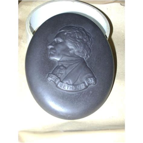 WEDGWOOD BLACK BASALT PORTRAIT PLAQUE MEDALLION BEETHOVEN On EBid