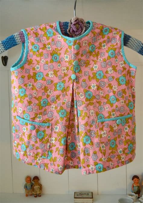 Original Vintage 1960 Baby Dress Pinafore Made In G Gem