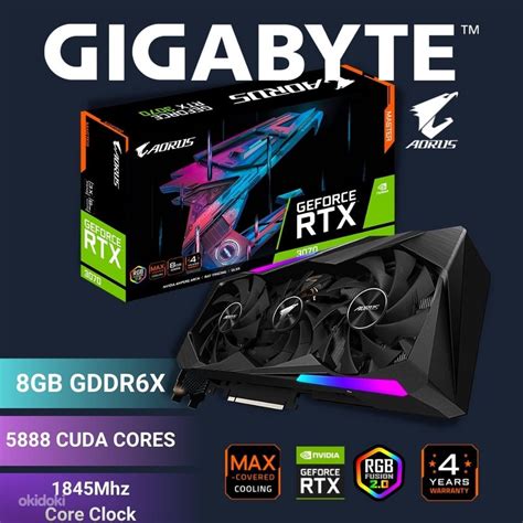 Rtx 3070 Aorus Master Paide Paide Linn Järvamaa Videokaardid Okidoki