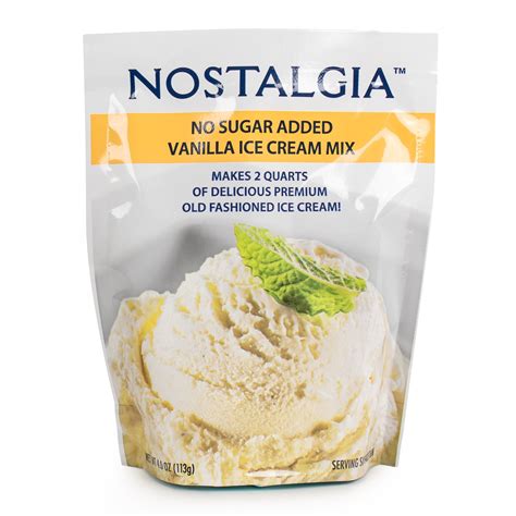 Nostalgia Premium Ice Cream Mix No Sugar Added Vanilla Oz