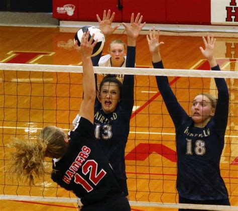 Prep Volleyball Fairfield Falcons Grounded In 2a Semistate At Plymouth