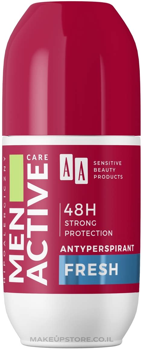 Makeupstore Co Il Aa Cosmetics Men Active Care Antyperspirant Roll On