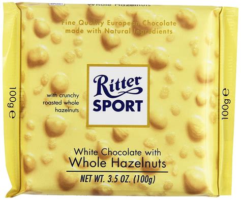 White Chocolate With Whole Hazelnuts 3 5 Ounce Pack Of 10 Walmart