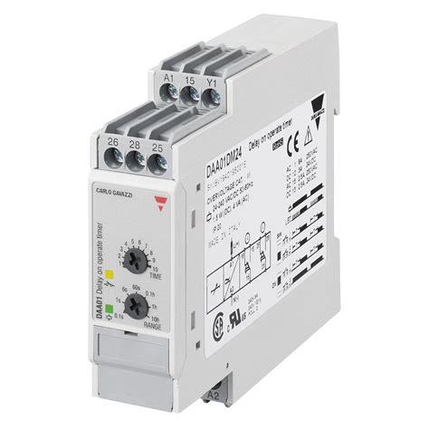 Temporizador electrónico DAA01DM24 CARLO GAVAZZI con retardo de