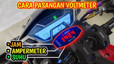 CARA PASANG VOLTMETER DI MOTOR NEW CB150R YouTube