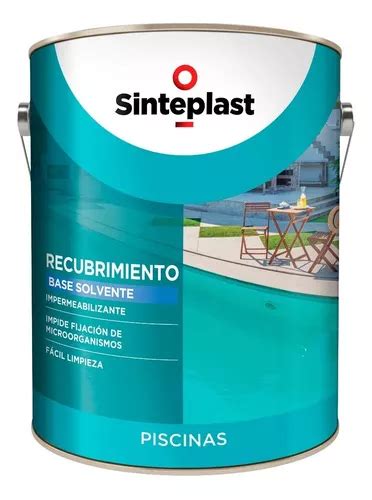 Tinta De Piscina Base De Borracha Para Piscinas Sinteplast L