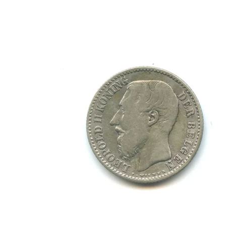 BELGIQUE 1 FRANC argent Léopold II 1887 nE2359 EUR 4 53 PicClick FR