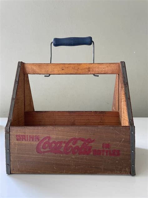 Coca Cola Wooden Bottle Carrier Wood Catawiki