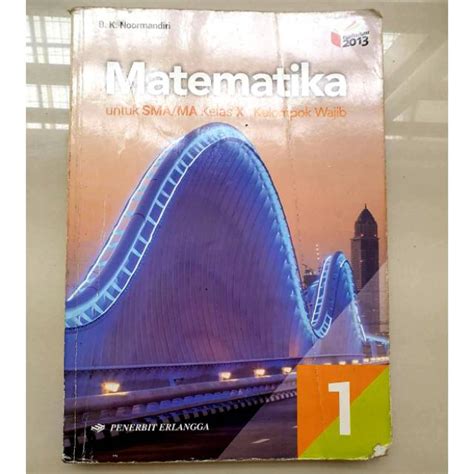 Jual Buku Matematika Wajib Kelas X Sma Ma Erlangga B K Noormandiri