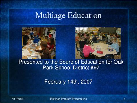PPT - Multiage Education PowerPoint Presentation, free download - ID