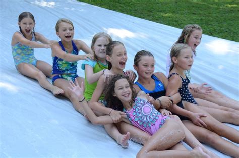 Slipnslide Girls Camp Illahee Girls Summer Camp