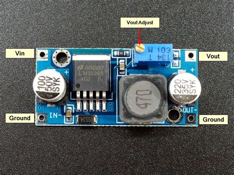 Lm S Adjustable Dc Dc Step Down Module Protosupplies