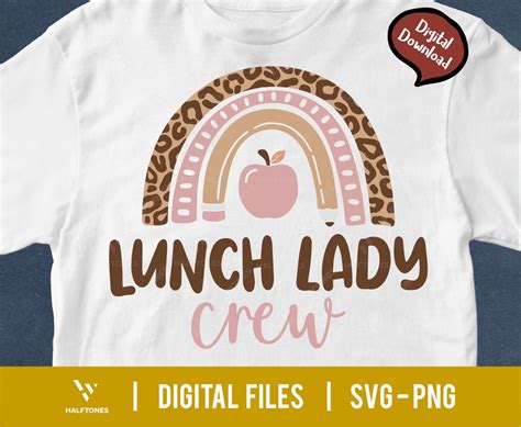 Lunch Lady Svg Cafeteria Worker Svg School Lunch Staff School Lunch