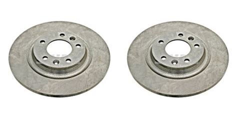 SWAG Brake Disc Rear Axle X2 Pcs Fits CITROEN C5 PEUGEOT 407 508 607