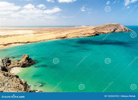 Coast of La Guajira Peninsula Stock Photo - Image of turquoise ...