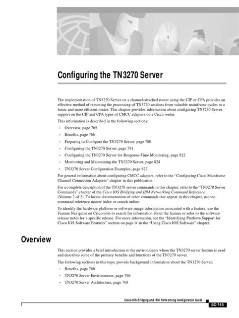 Configuring TN3270 Server on Cisco Routers to Offload Mainframe ...