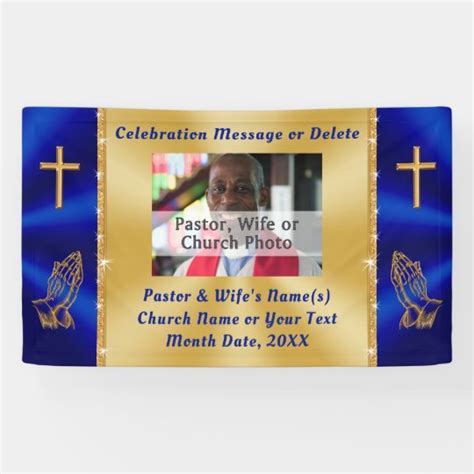 Gorgeous Pastor Or Church Anniversary Celebration Banner