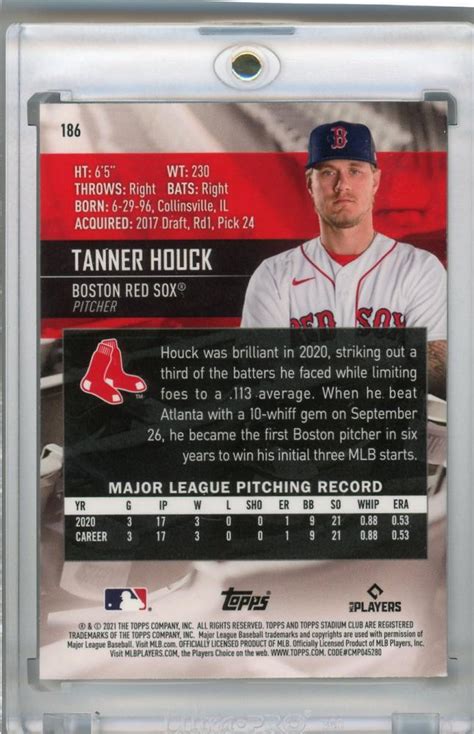 ミントモール MINT 浦和店 2021 Topps Stadium Club Boston Red Sox Tanner Houck