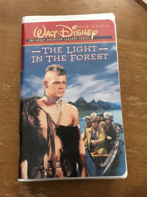 WALT DISNEYS THE Light In The Forest VHS Great American Legends