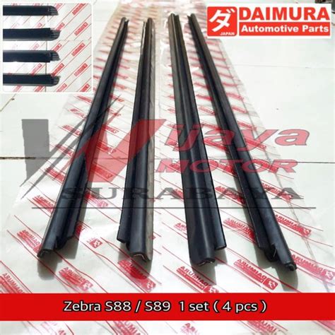 Jual Karet Pelipit List Lis Kaca Pintu Mobil Zebra S S Depan Set