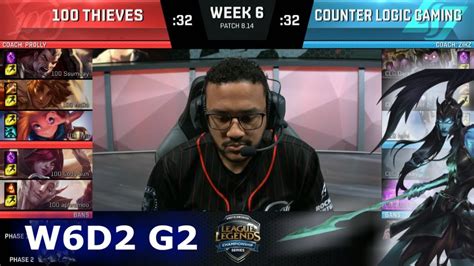 Thieves Vs Clg Week Day S Na Lcs Summer Vs Clg