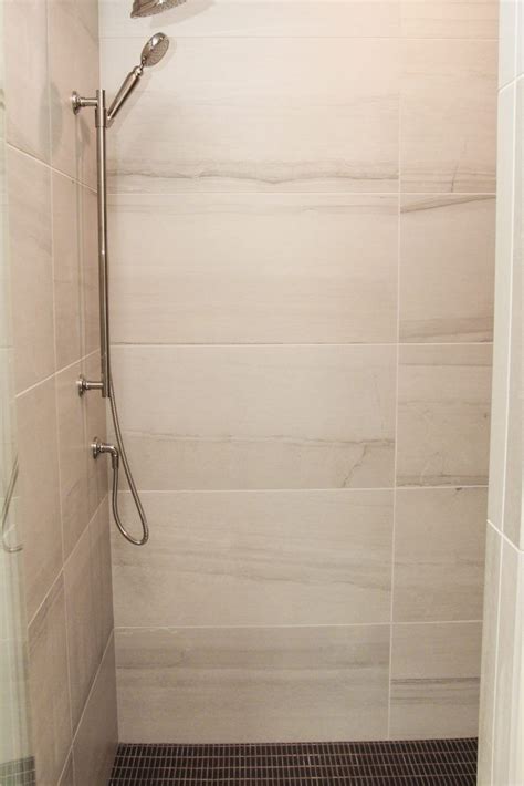 Cream Tile Shower Walls