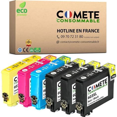 Comete Marque Française 603Xl Cartouches D Encre Compatibles Epson