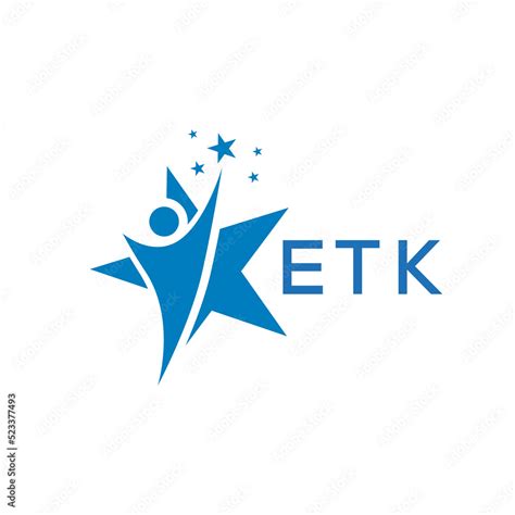 etk letter logo white background etk business finance logo design