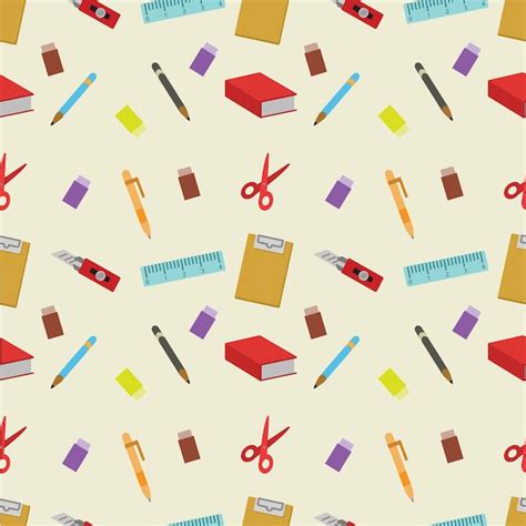 Papelería De Patrones Sin Fisuras Vector Premium