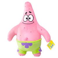 Pelúcia Infantil 30cm Bob Esponja Patrick Estrela Multikids