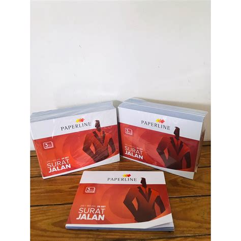 Jual Surat Jalan PAPERLINE Besar NCR 3 Ply Rangkap Isi 75 Shopee