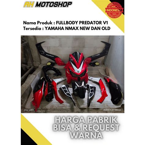 Jual Full Body Predator Yamaha Nmax Cover Body Yamaha Nmax Model