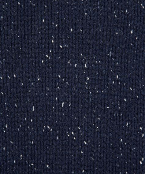 Apc Navy Donegal Knit Crew Neck Fleck Jumper In Blue For Men Lyst