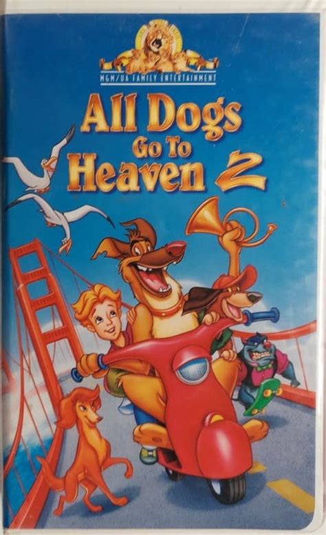 Vhs 1996 Vintage Movie Titled All Dogs Go To Heaven 2 Etsy