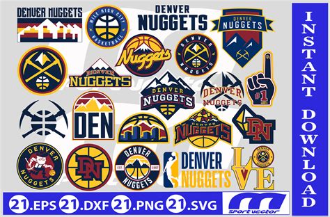 Denver Nuggets Logo Svg Gravectory