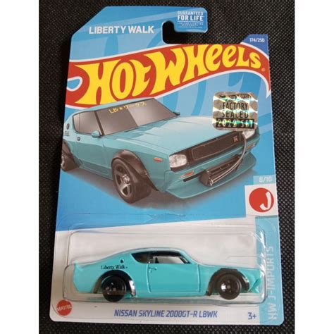 Hot Wheels Nissan Skyline 2000gt R Lbwk Liberty Walk Factory Sealed Shopee Malaysia