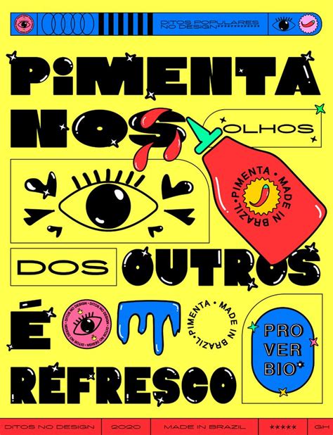 Ditos No Design On Behance Graphic Design Infographic Magazine