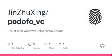 GitHub - JinZhuXing/podofo_vc: PoDoFo for windows using Visual Studio