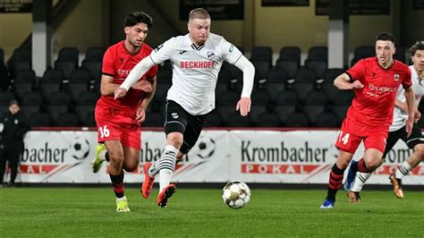 SC Verl Folgt Bielefeld Ins Finale Um Den Krombacher Westfalenpokal