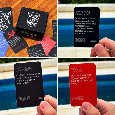 Faz Ou Bebe Cartas Para Imprimir - Faz ou Bebe Jogo de Tabuleiro