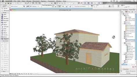 ArchiCAD Tutorials for Beginners - 2 | ArchiCAD Building a Simple House ...