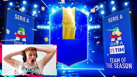 OMFG 2 BLUES IN A PACK HUGE SERIE A TOTS PACK OPENING YouTube