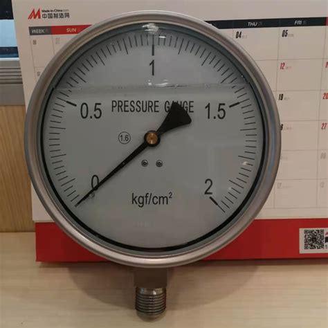 Bourdon Tube Pressure Gauge Stainless Steel Version 232 50 150 233 50