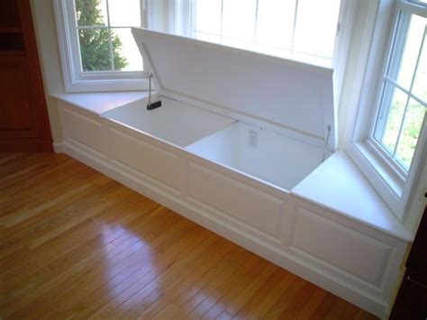 How To Build A Bay Window Seat With Drawers Brokeasshome